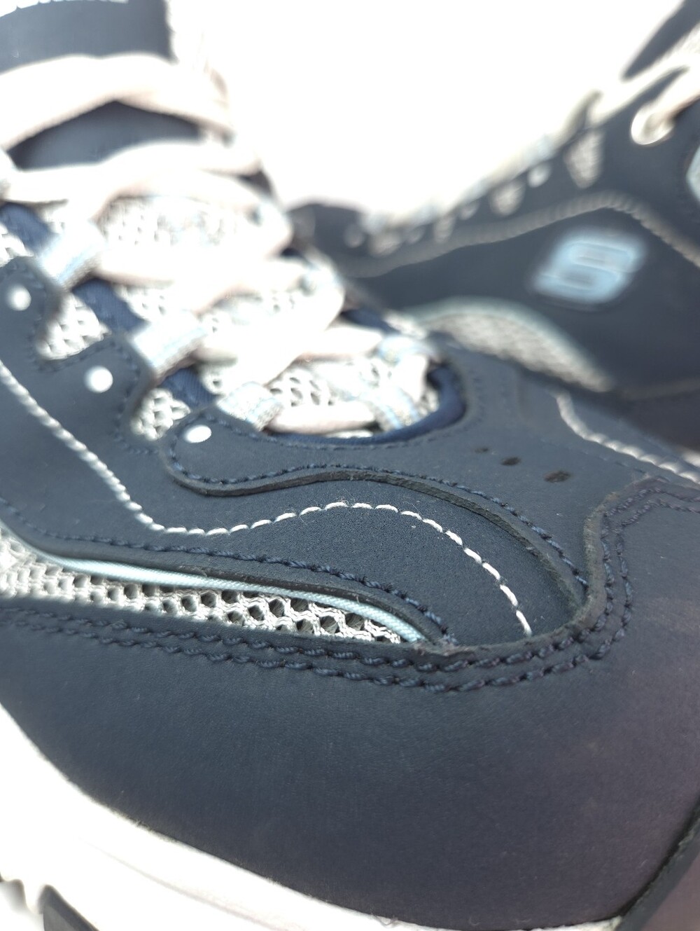 Skechers D’Lites Life Saver Navy & Light Blue Sneakers Sz 9.5 - Picture 7 of 16